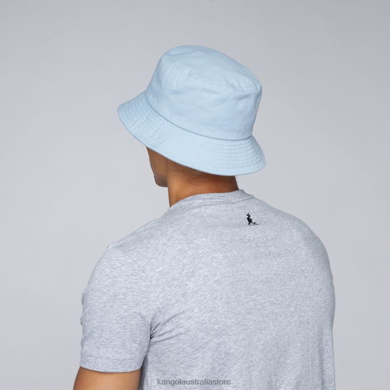 Unisex Accessories Blue Tint Kangol Washed Bucket Hat V0X8T584