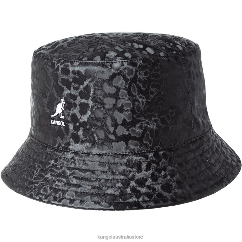 Unisex Accessories Charcoal/Black Kangol Embossed Reversible Bucket V0X8T675