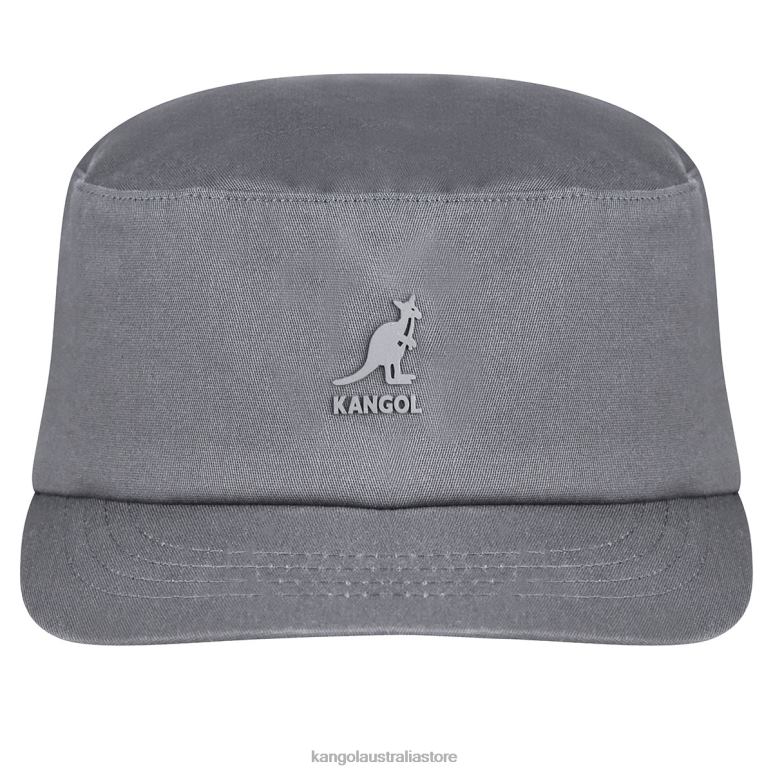 Unisex Accessories Charcoal Kangol Stretch Fit Army Cap V0X8T254