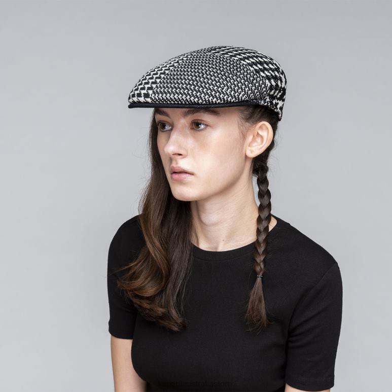 Unisex Accessories Cream/Black Kangol Abstract Houndstooth 504 V0X8T108