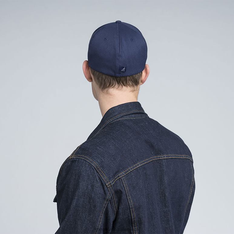 Unisex Accessories Dark Blue Kangol Wool Flexfit Baseball V0X8T316