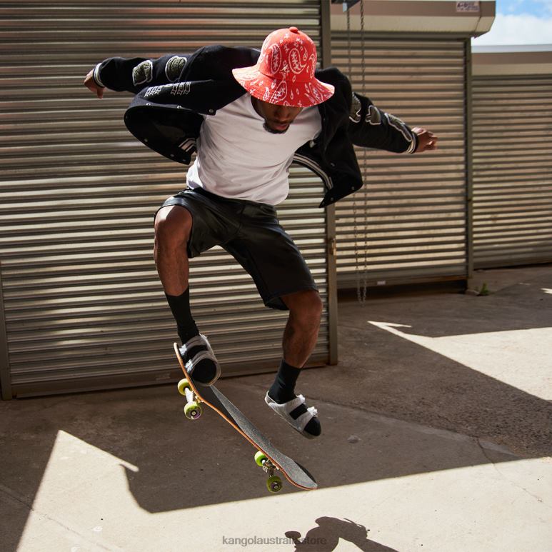 Unisex Accessories Dark Blue/White Kangol Paisley Wide Brim Casual V0X8T659