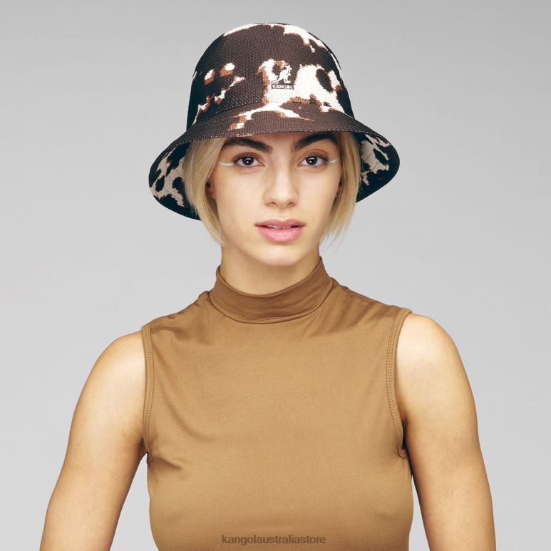 Unisex Accessories Dark Brown Cow Kangol Carnival Casual V0X8T577