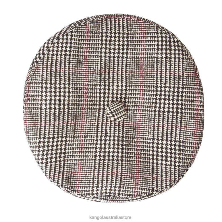 Unisex Accessories Dark Brown/Cream Kangol Show Your Teeth Beret V0X8T435