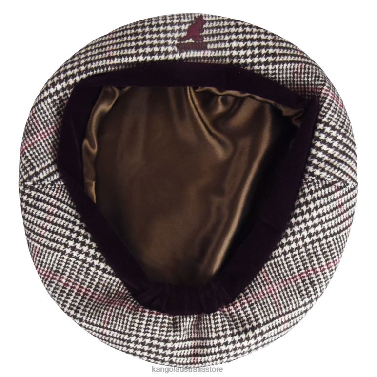 Unisex Accessories Dark Brown/Cream Kangol Show Your Teeth Beret V0X8T435