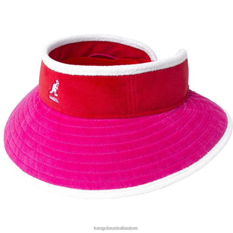 Unisex Accessories Electric Pink/Cherry Glow Kangol Beach Side Visor V0X8T911