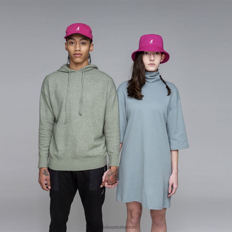 Unisex Accessories Electric Pink Kangol Washed Bucket Hat V0X8T587