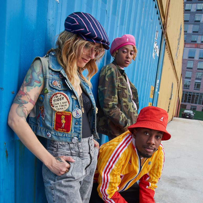 Unisex Accessories Electric Pink Kangol Washed Bucket Hat V0X8T587