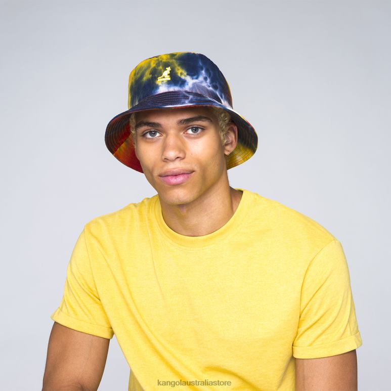 Unisex Accessories Golden Palm Kangol Tie Dye Bucket V0X8T524