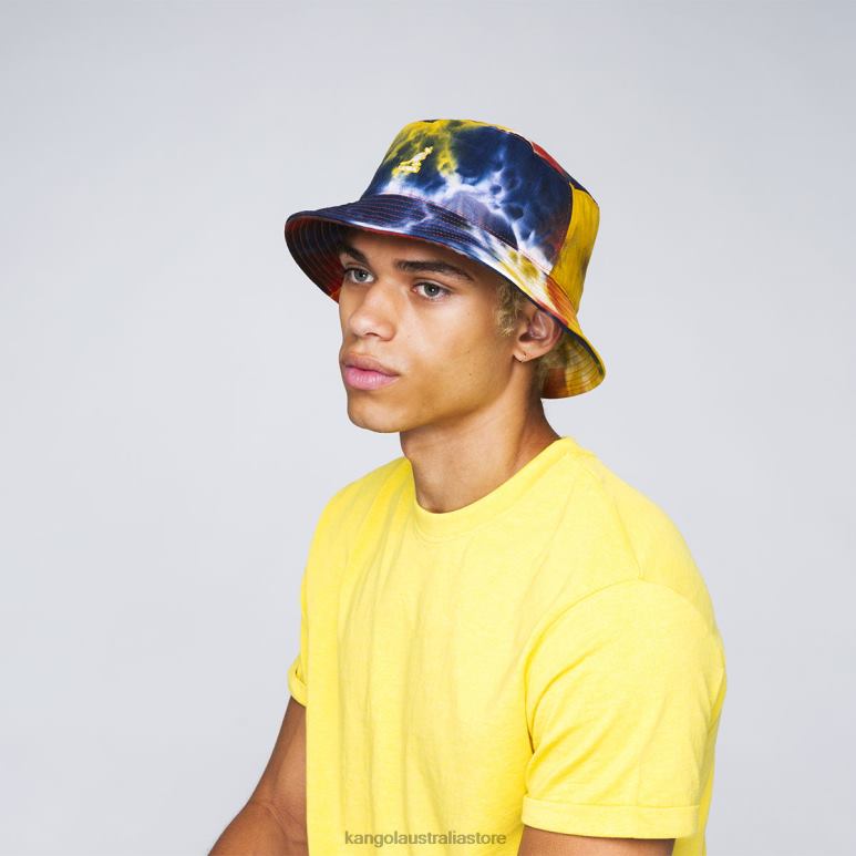 Unisex Accessories Golden Palm Kangol Tie Dye Bucket V0X8T524