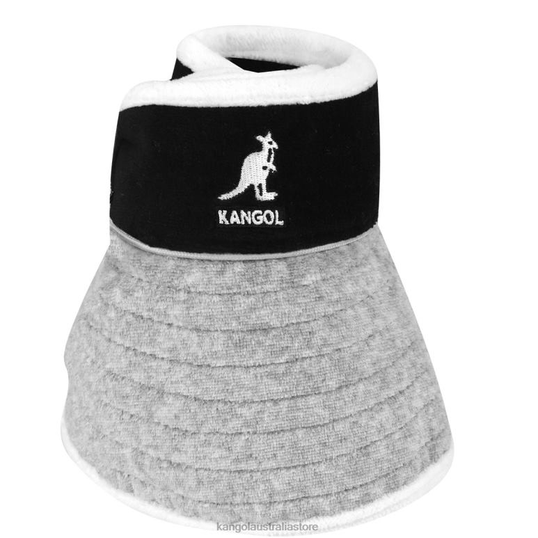 Unisex Accessories Grey/Black Kangol Beach Side Visor V0X8T910