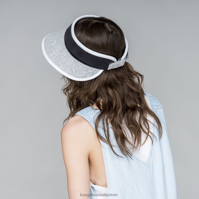 Unisex Accessories Grey/Black Kangol Beach Side Visor V0X8T910