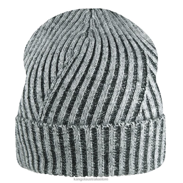 Unisex Accessories Grey Kangol 2-Tone Cuff Pull-On V0X8T837