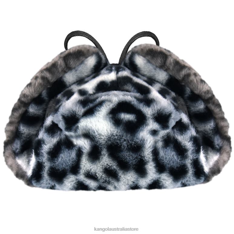 Unisex Accessories Iced Lilac/Coal Kangol Wild Fur Trapper V0X8T838