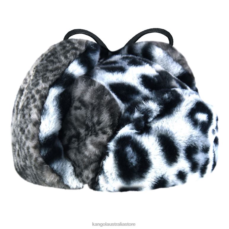 Unisex Accessories Iced Lilac/Coal Kangol Wild Fur Trapper V0X8T838