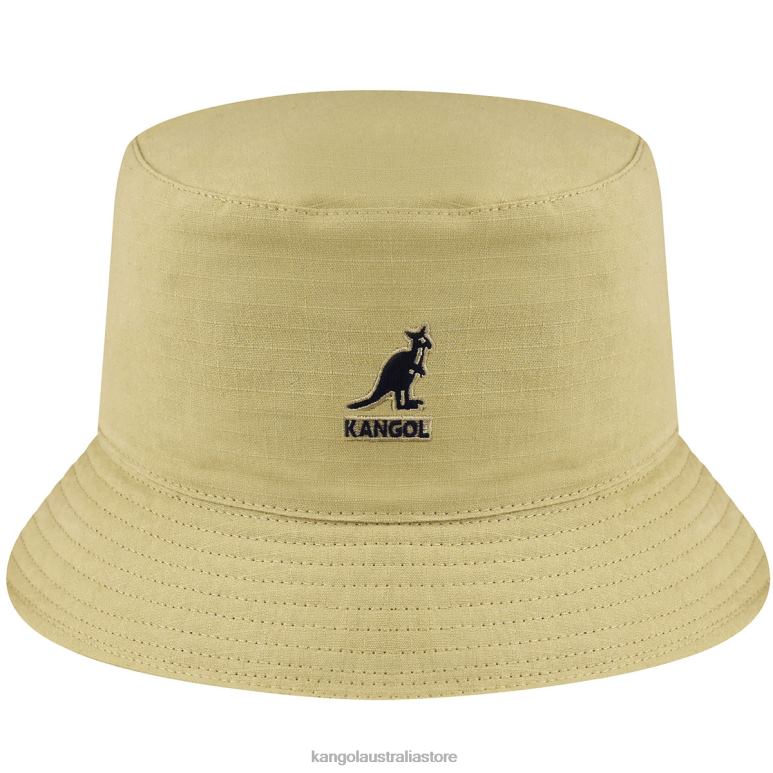 Unisex Accessories Khaki Kangol Ripstop Essential Rev Bucket V0X8T518