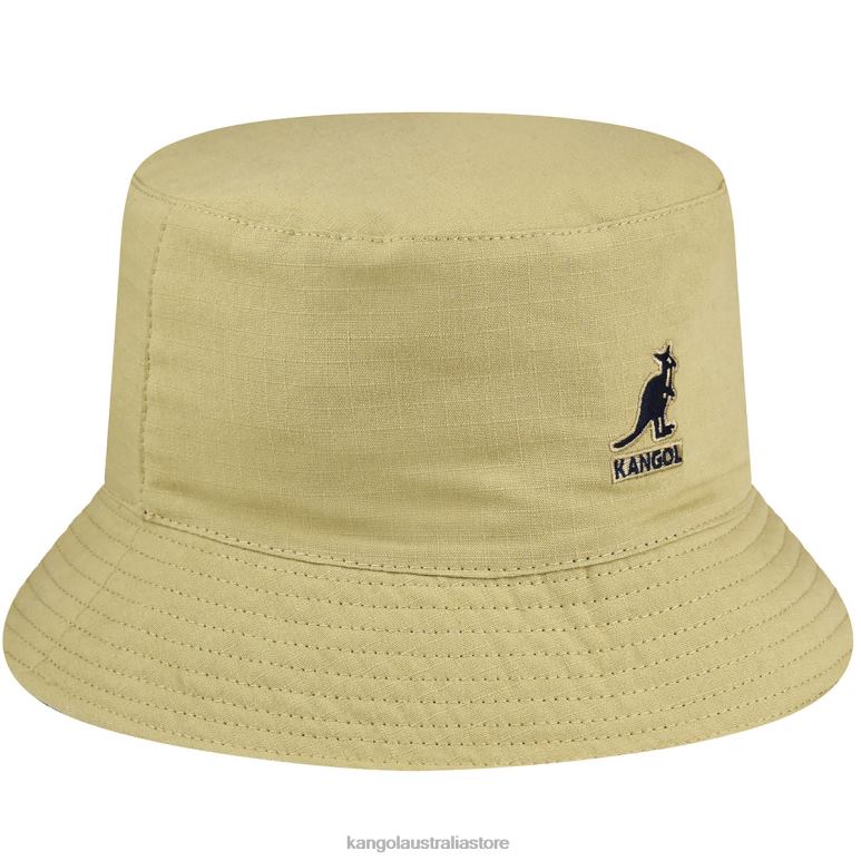 Unisex Accessories Khaki Kangol Ripstop Essential Rev Bucket V0X8T518
