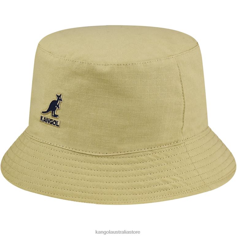 Unisex Accessories Khaki Kangol Ripstop Essential Rev Bucket V0X8T518