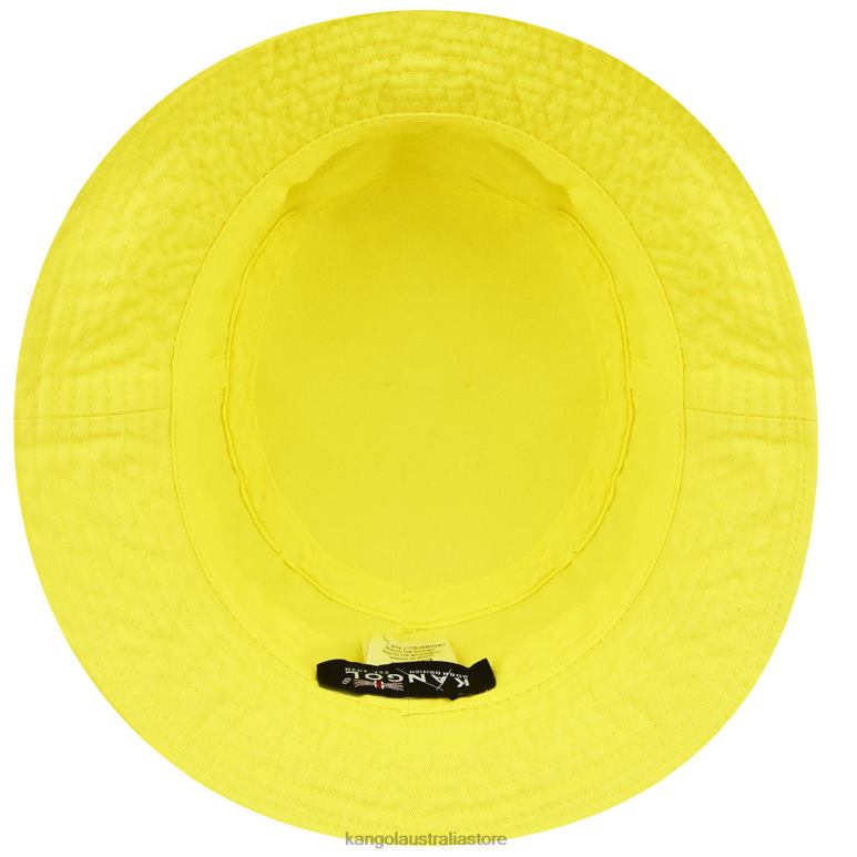 Unisex Accessories Lemon Sorbet Kangol Washed Bucket Hat V0X8T585