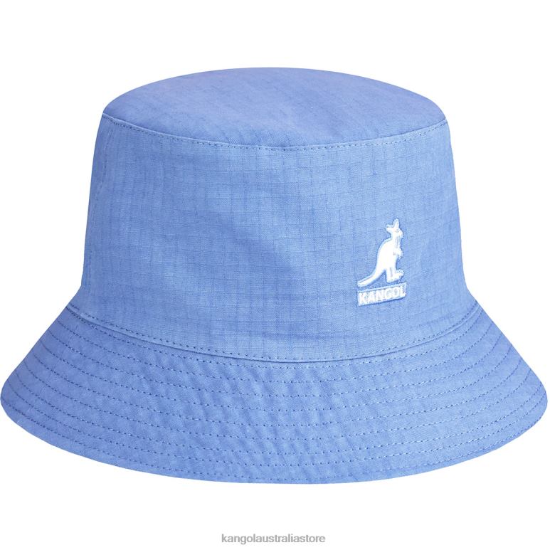 Unisex Accessories Light Blue Kangol Ripstop Essential Rev Bucket V0X8T519