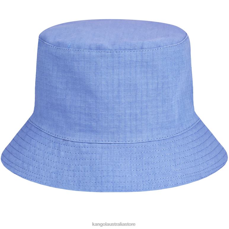 Unisex Accessories Light Blue Kangol Ripstop Essential Rev Bucket V0X8T519