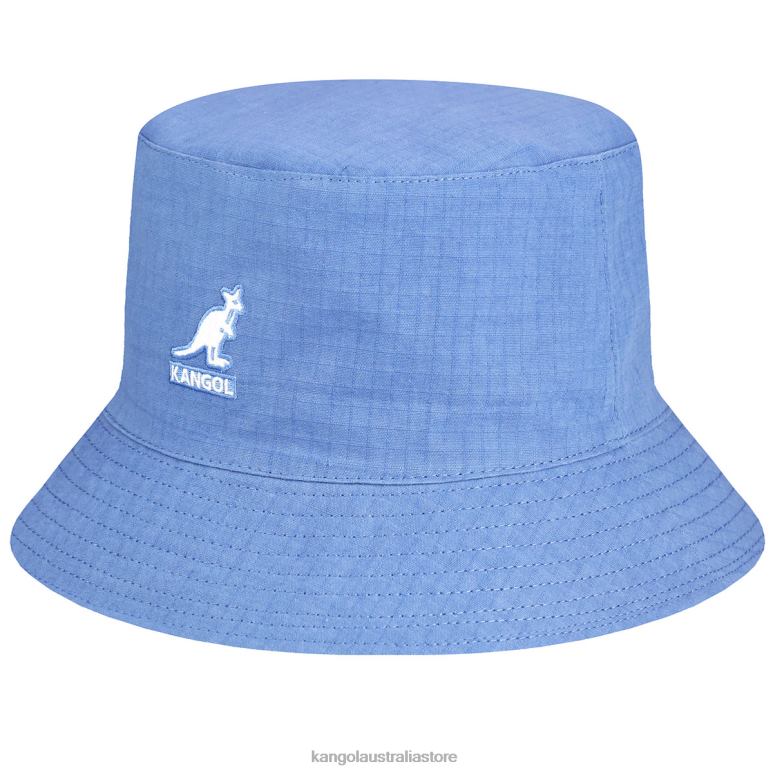 Unisex Accessories Light Blue Kangol Ripstop Essential Rev Bucket V0X8T519