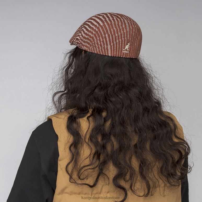 Unisex Accessories Mahogany/Cream Kangol Contour Wave 507 V0X8T208