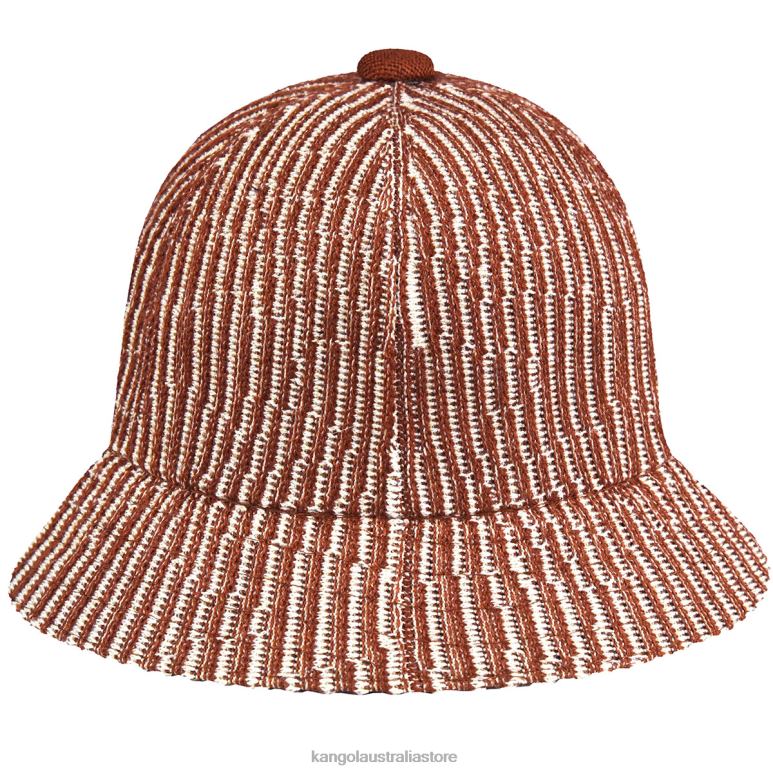 Unisex Accessories Mahogany/Cream Kangol Contour Wave Casual V0X8T560
