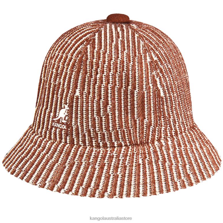 Unisex Accessories Mahogany/Cream Kangol Contour Wave Casual V0X8T560