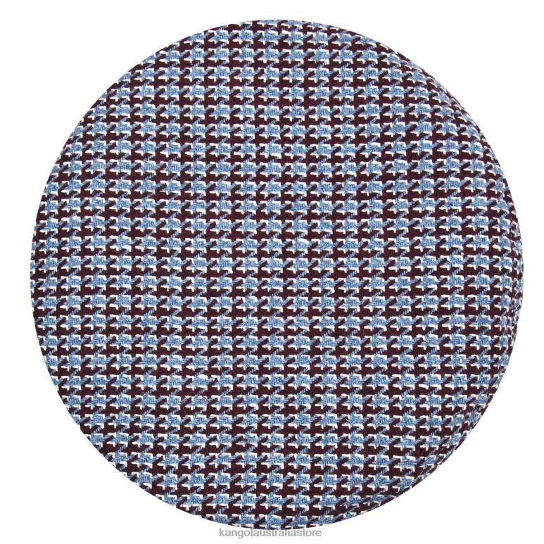 Unisex Accessories Maroon/Blue Kangol Tooth Grid Beret V0X8T425