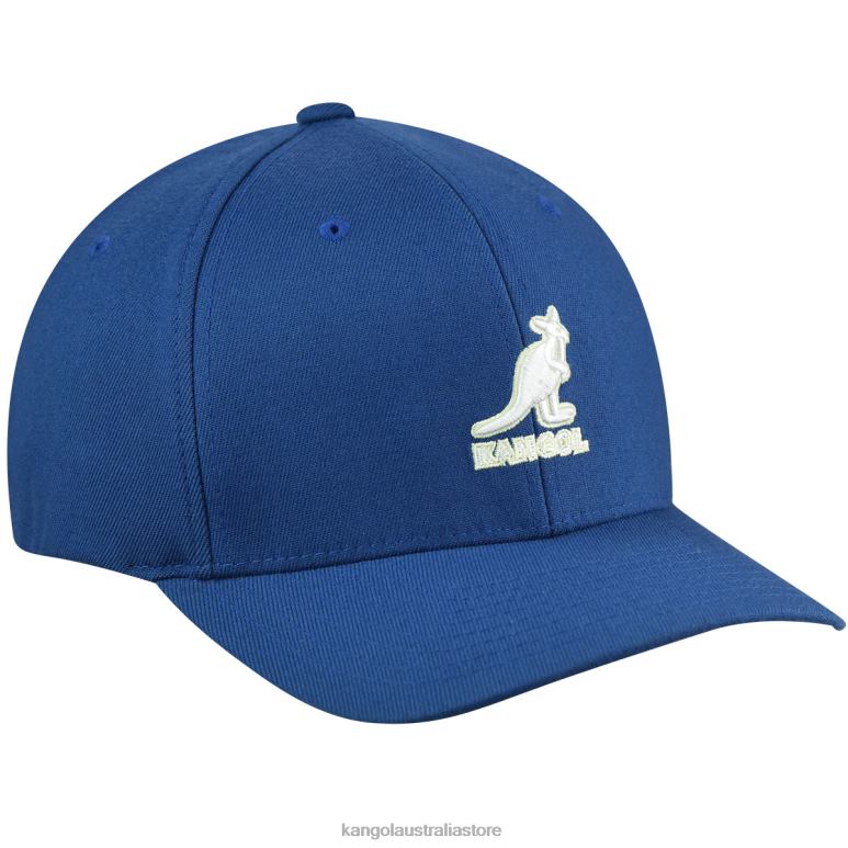 Unisex Accessories Mykonos Blue Kangol 3D Wool Flexfit Baseball V0X8T302