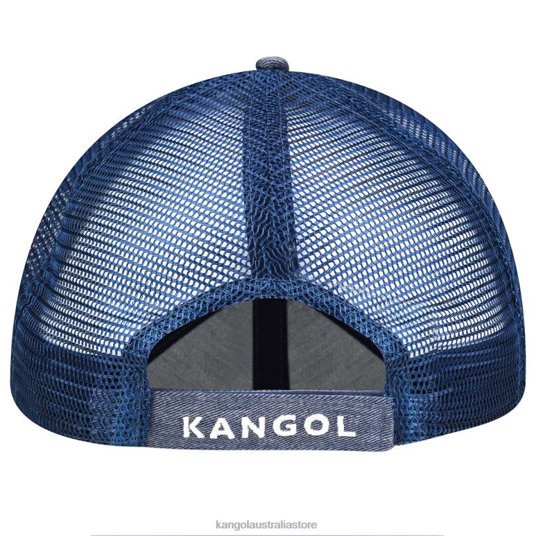 Unisex Accessories Navy Kangol Distressed Cotton Mesh Baseball V0X8T292