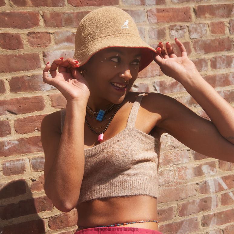 Unisex Accessories Oat/Cherry Glow Kangol Flip It Reversible Casual V0X8T508