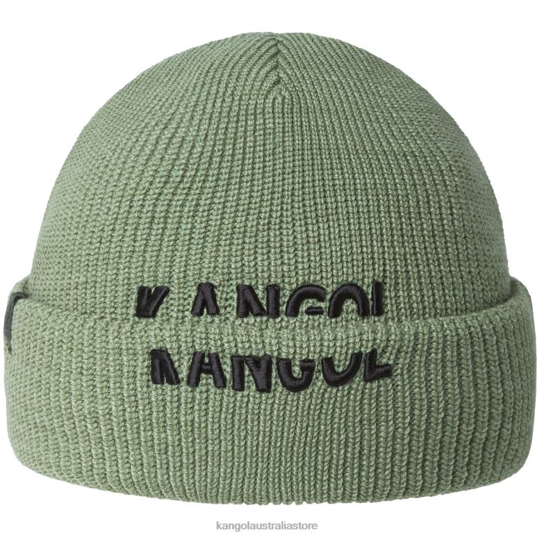 Unisex Accessories Oil Green Kangol Sliced Peak Beanie V0X8T828