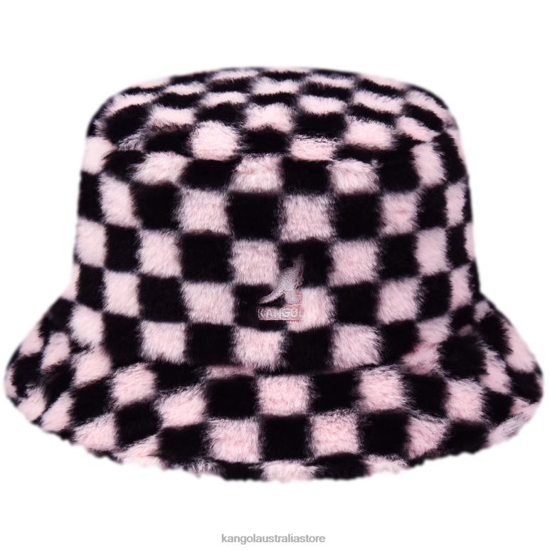 Unisex Accessories Pepto Check Kangol Faux Fur Bucket V0X8T713