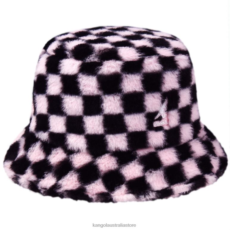 Unisex Accessories Pepto Check Kangol Faux Fur Bucket V0X8T713