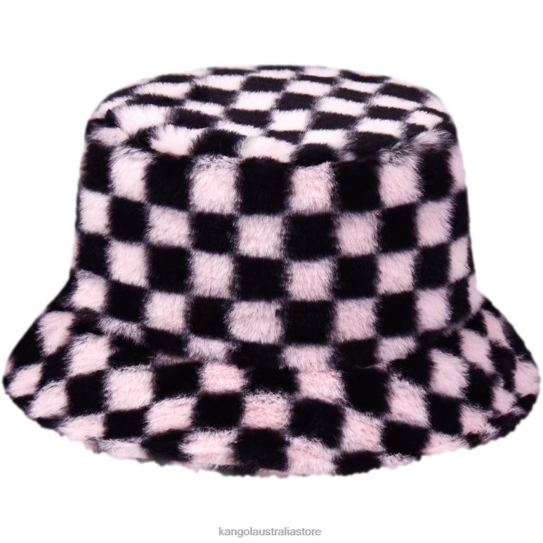 Unisex Accessories Pepto Check Kangol Faux Fur Bucket V0X8T713