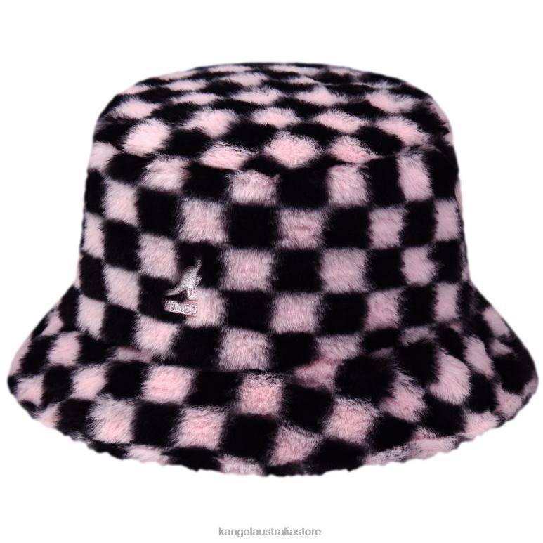 Unisex Accessories Pepto Check Kangol Faux Fur Bucket V0X8T713