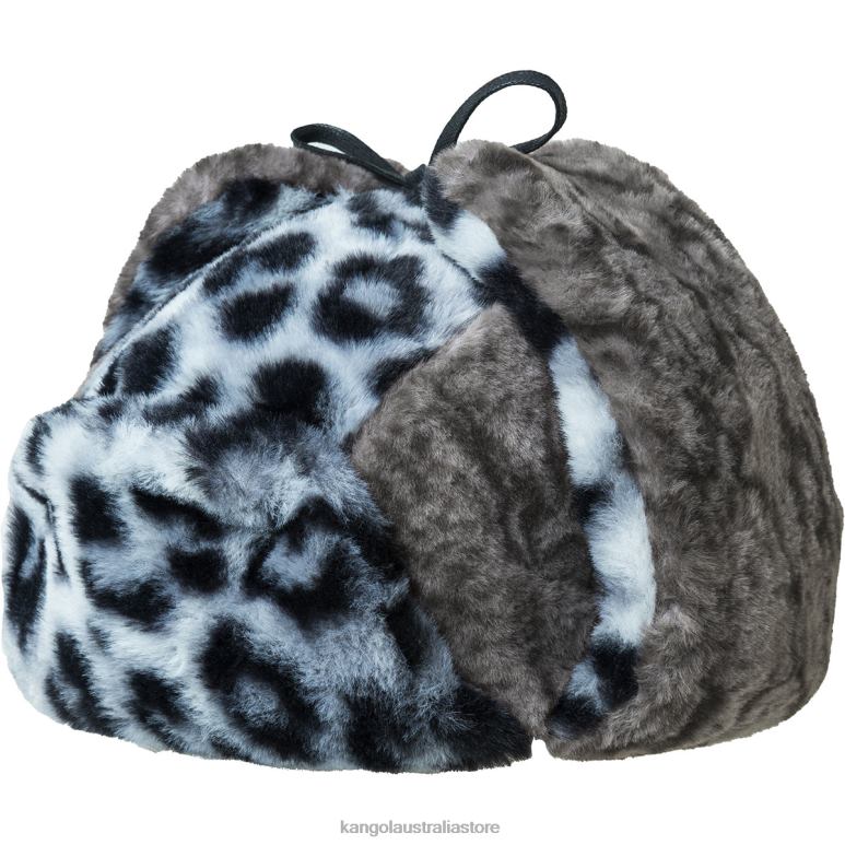 Unisex Accessories Pepto/Mahogany Kangol Wild Fur Trapper V0X8T839