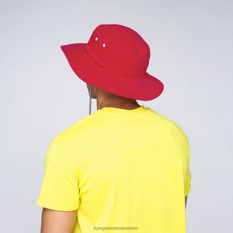 Unisex Accessories Red Kangol Utility Cords Jungle Hat V0X8T501