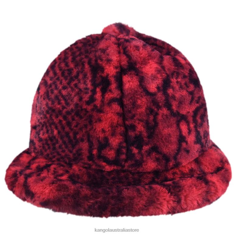 Unisex Accessories Red Snake Kangol Faux Fur Casual V0X8T703
