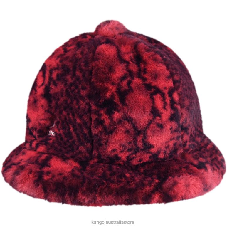 Unisex Accessories Red Snake Kangol Faux Fur Casual V0X8T703