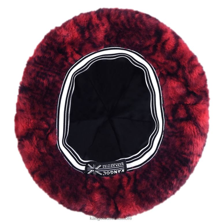 Unisex Accessories Red Snake Kangol Faux Fur Casual V0X8T703