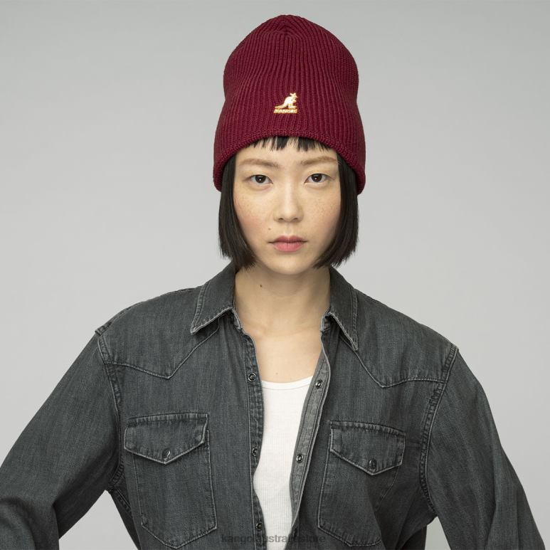 Unisex Accessories Red Velvet Kangol Cardinal 2-way Beanie V0X8T867