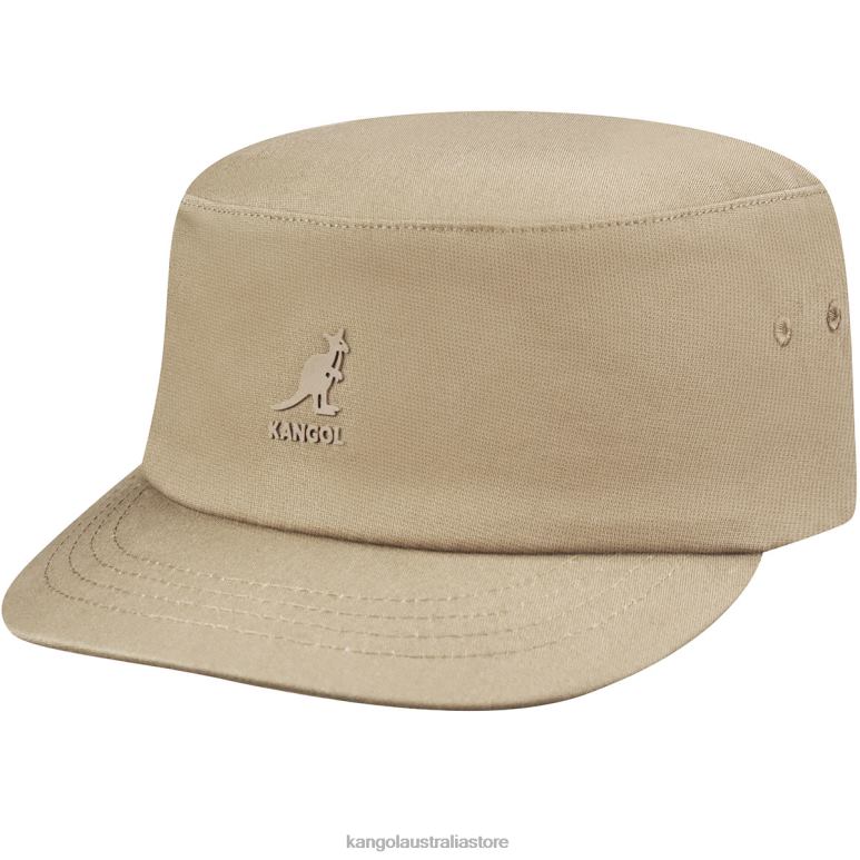 Unisex Accessories Taupe Kangol Stretch Fit Army Cap V0X8T255