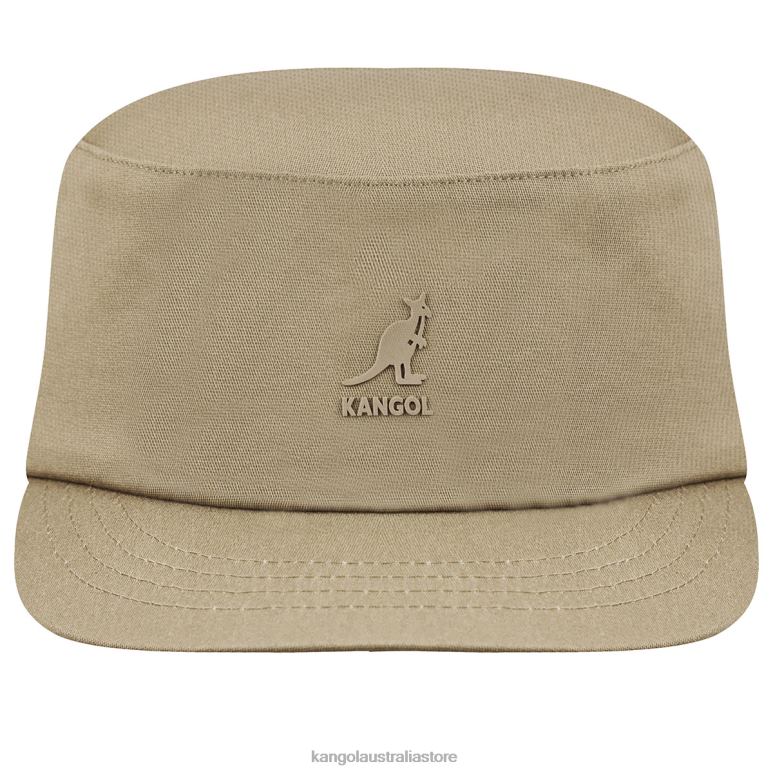 Unisex Accessories Taupe Kangol Stretch Fit Army Cap V0X8T255