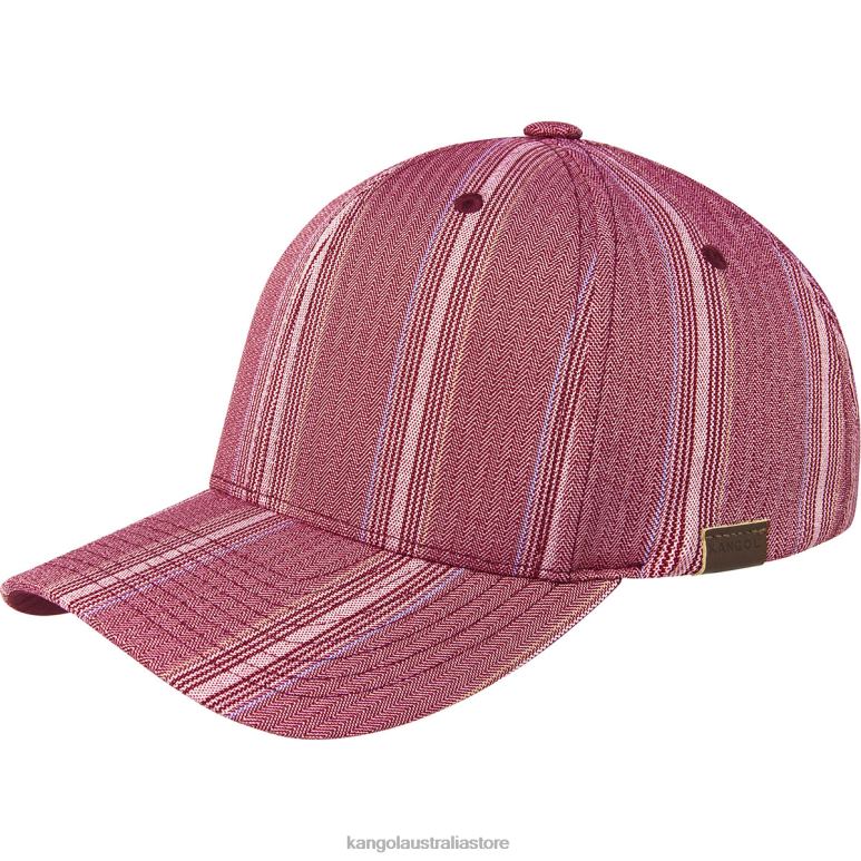 Unisex Accessories Variegated Stripe Red Kangol Pattern Flexfit Baseball V0X8T371