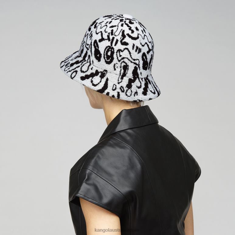 Unisex Accessories White/Black Kangol Street King Casual V0X8T473