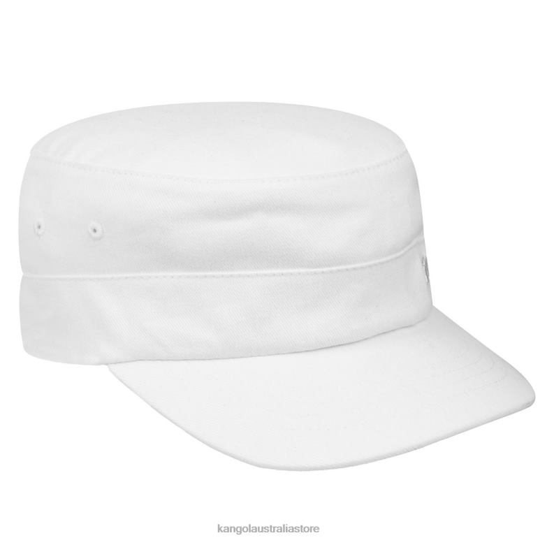 Unisex Accessories White Kangol Cotton Twill Army Cap V0X8T266