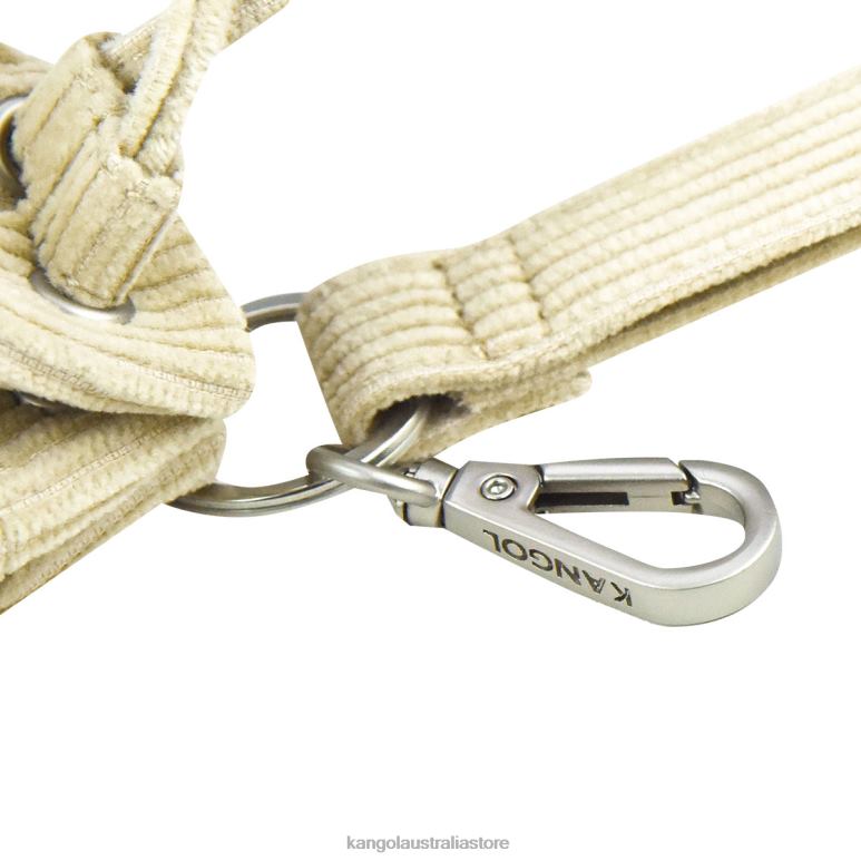 Unisex Accessories Beige Kangol Corduroy Mini Bucket bag Keychain V0X8T1245